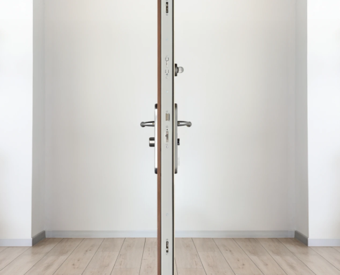 Porte blindee fichet Foxeo HIS vue cote